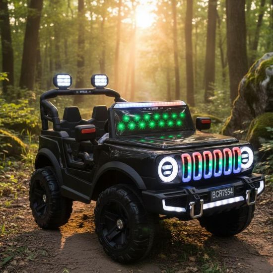 صورة سيارة كهربائية للأطفال تصميم شرطي فاخر